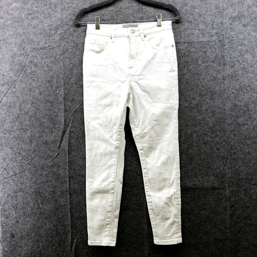 Everlane High-Rise White Skinny Jeans